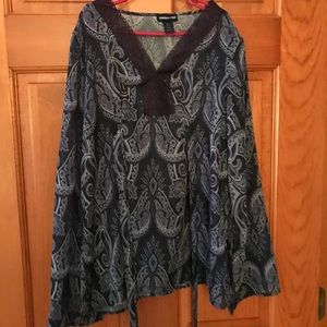 LIMITED TOO Sheer Tunic Top